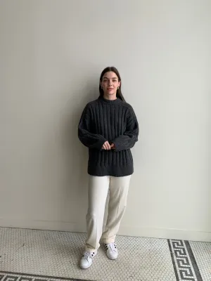 soft ribbed sweater