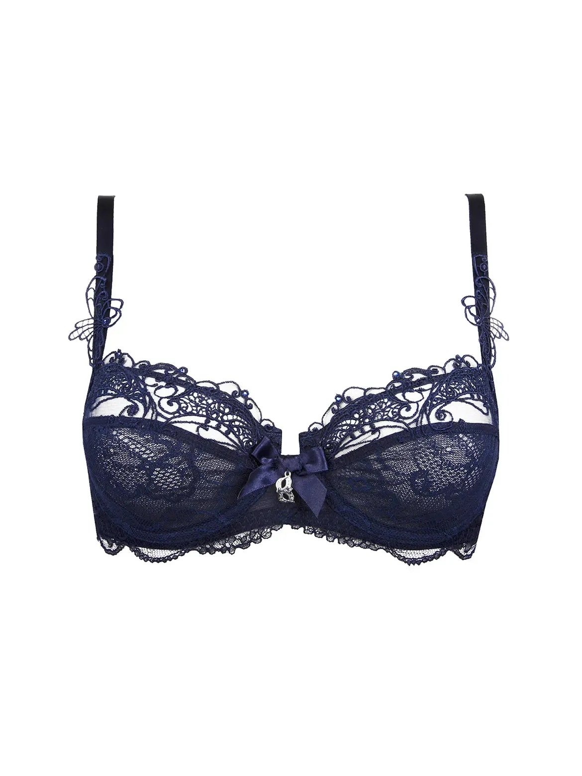 Soir De Venise Demi Cup Bra In Bleu Venise - Lise Charmel