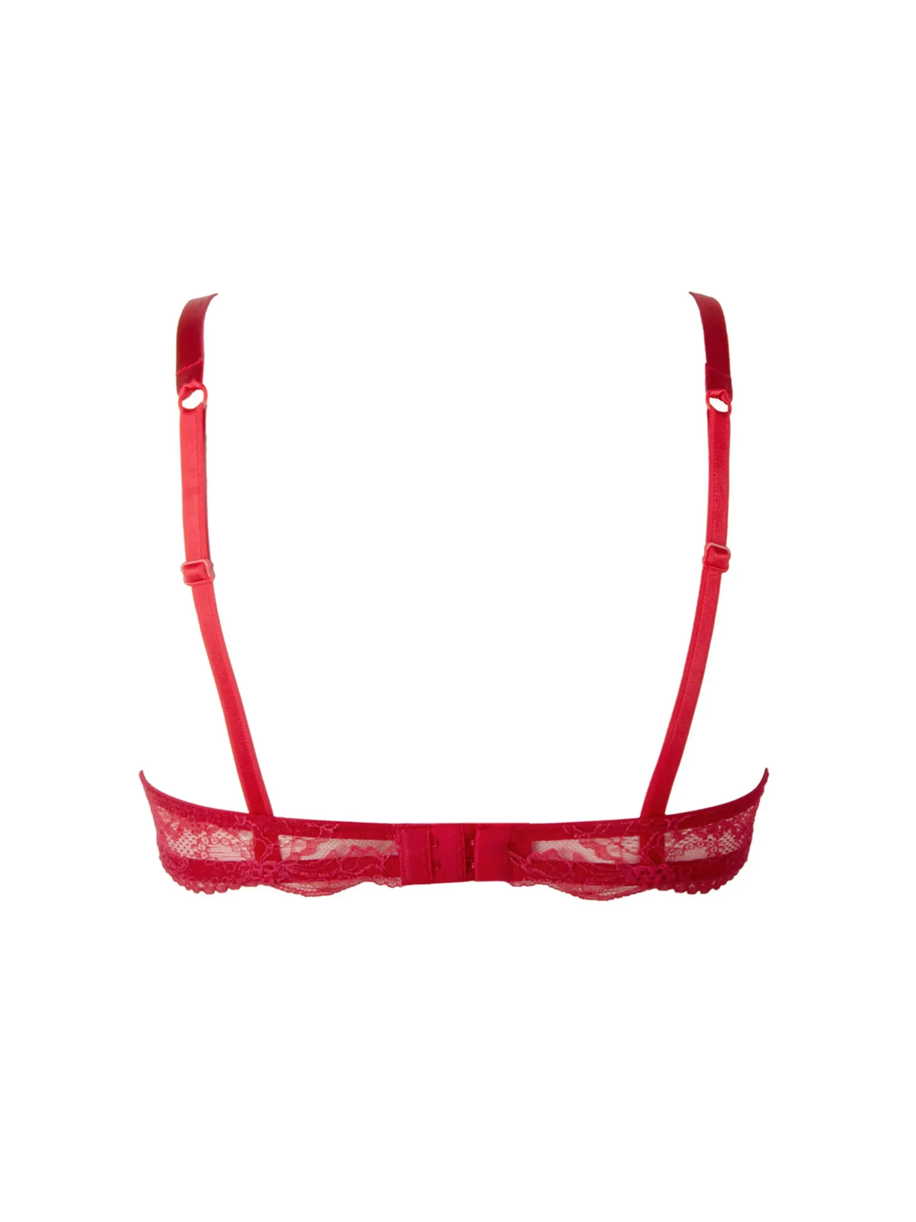 Soir De Venise Demi Cup Bra In Rouge Venise - Lise Charmel