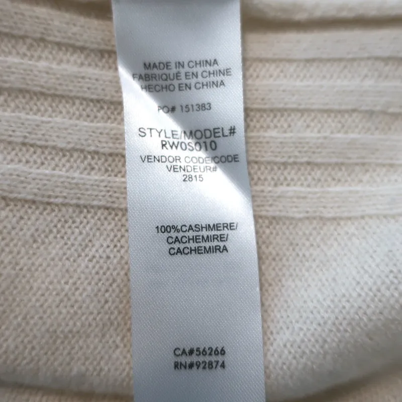 Splendid Breathe Easy Cashmere Sweater & Joggers Set Ivory Size Medium/Large
