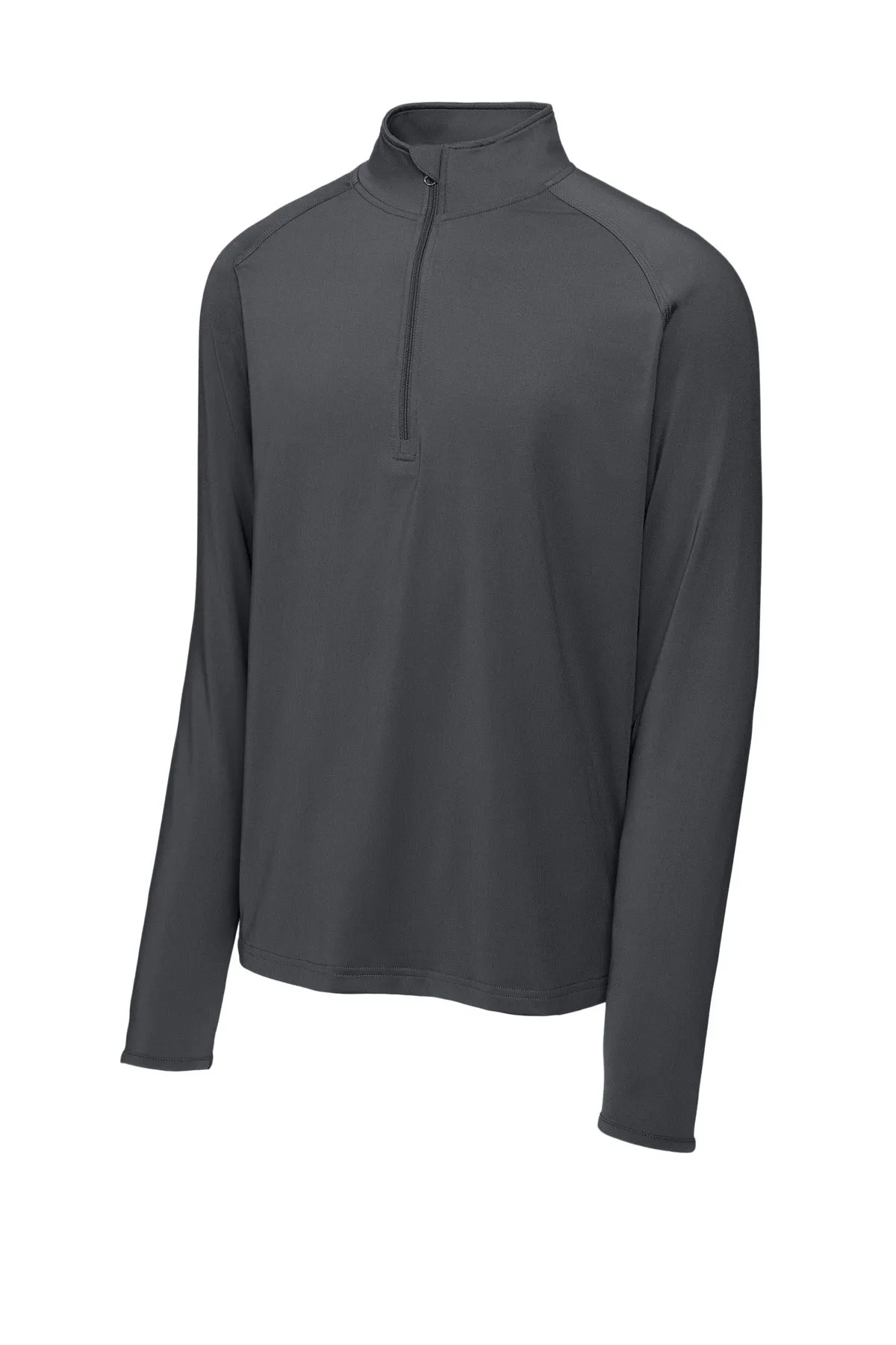 Sport-Tek Sport-Wick Stretch 1/4-Zip Pullover. ST850 Charcoal Grey