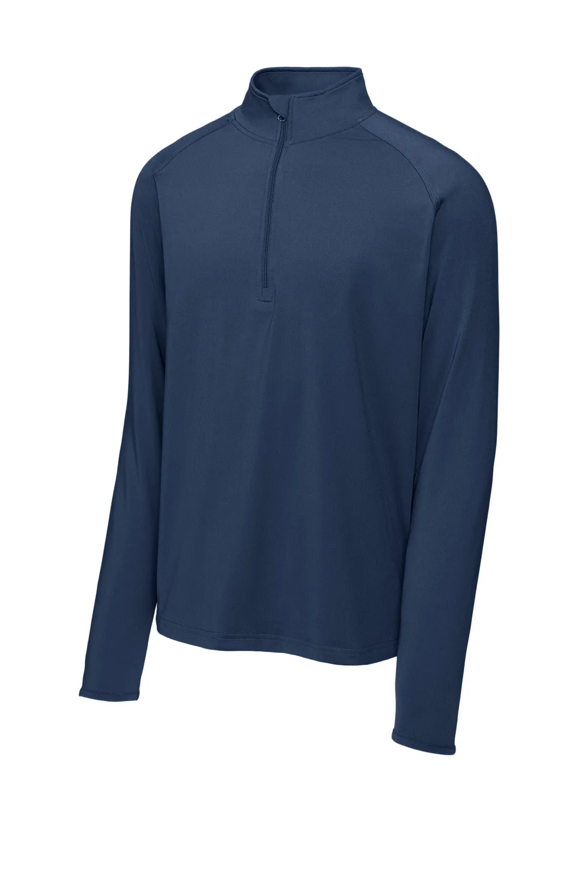 Sport-Tek Sport-Wick Stretch 1/4-Zip Pullover. ST850 True Navy