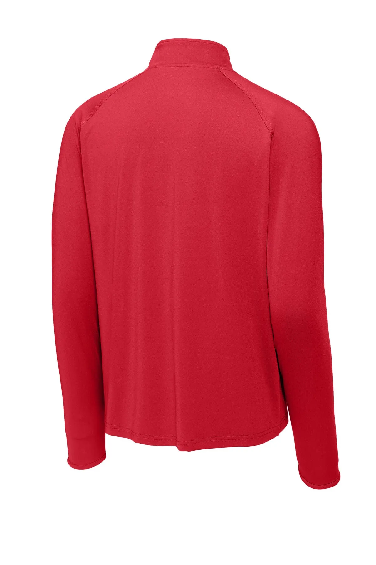 Sport-Tek Sport-Wick Stretch 1/4-Zip Pullover. ST850 True Red