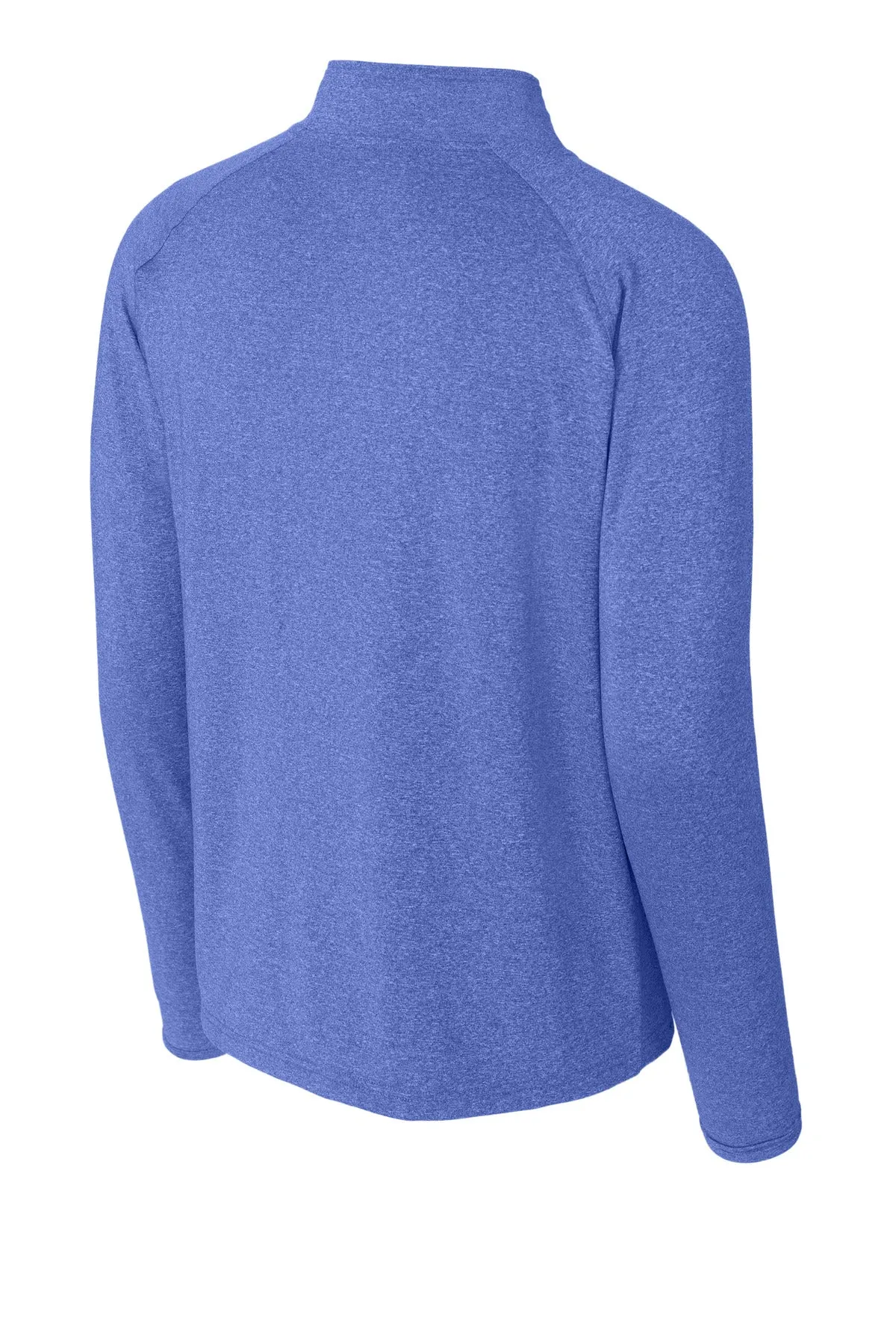Sport-Tek Sport-Wick Stretch 1/4-Zip Pullover. ST850 True Royal Heather