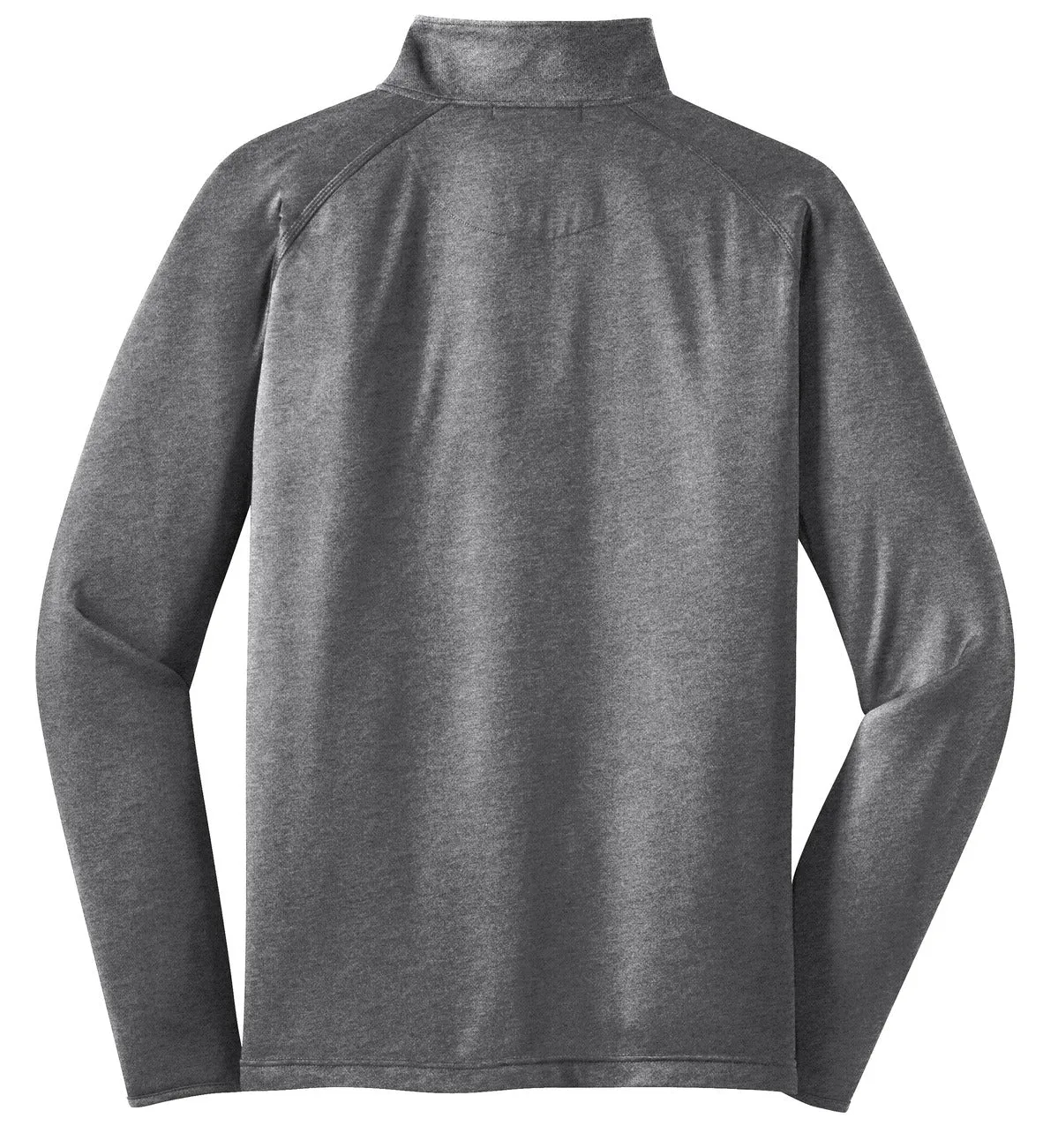 Sport-Tek Tall Sport-Wick Stretch 1/4-Zip Pullover. TST850 Charcoal Grey Heather Tall