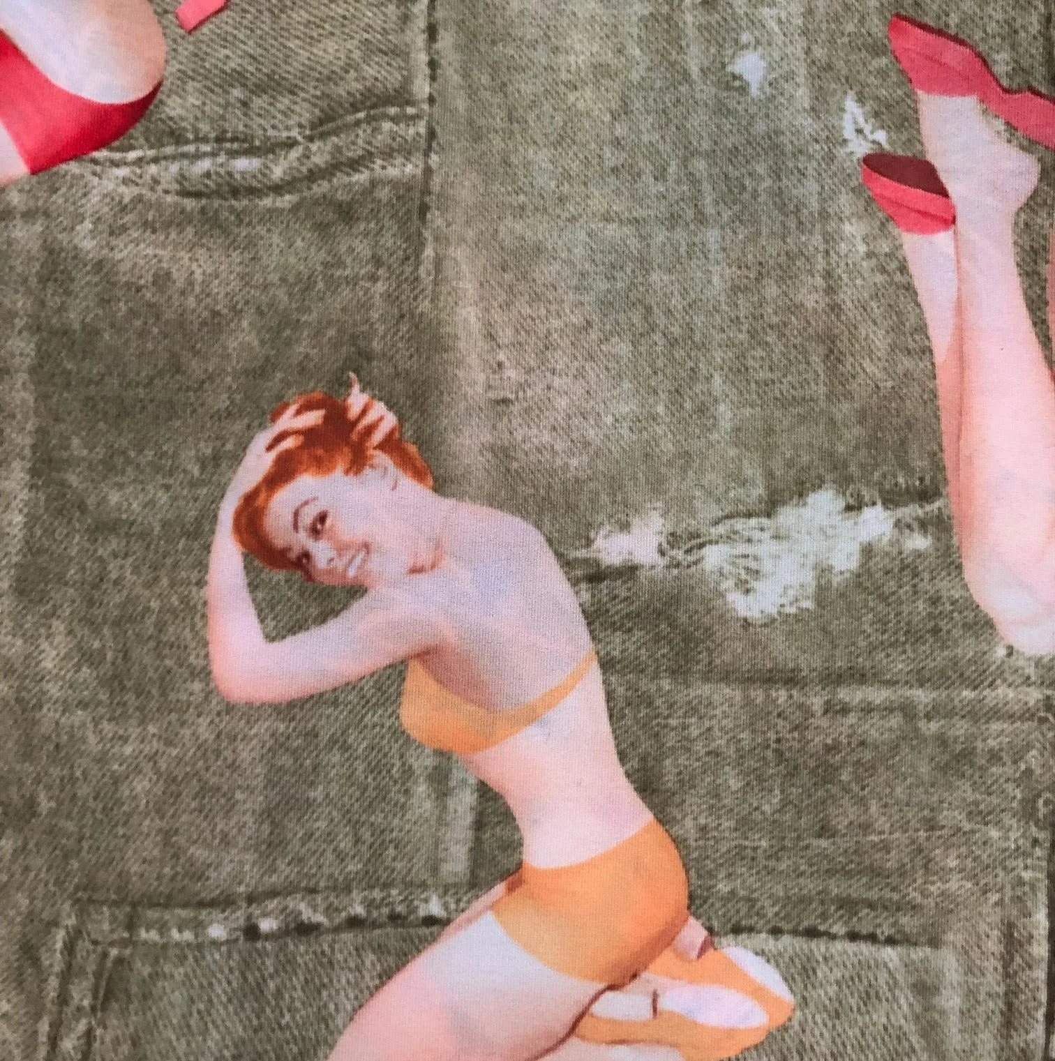 SPORTS BRA GREEN PIN UP/GREEN COCONUT