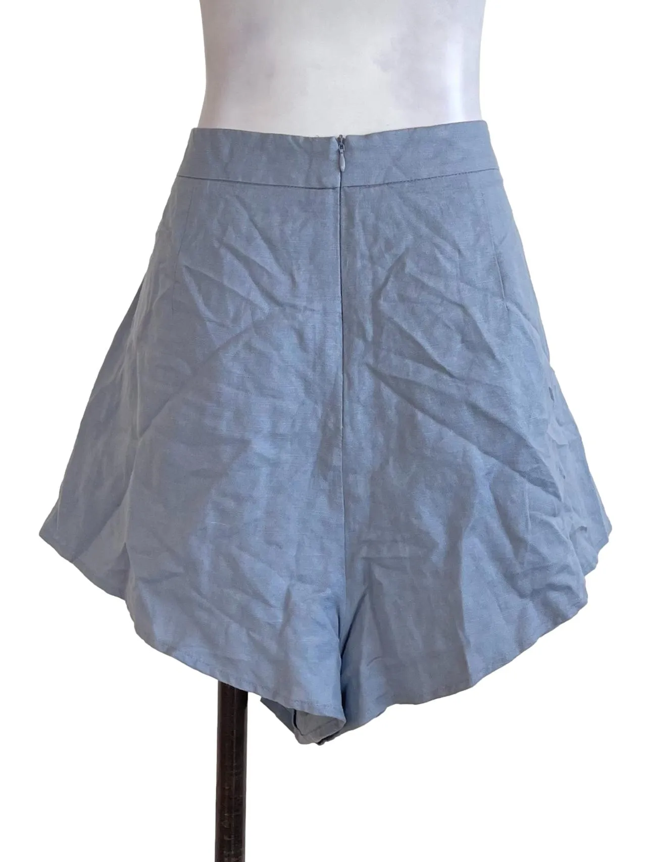 Stone Blue Basic Shorts