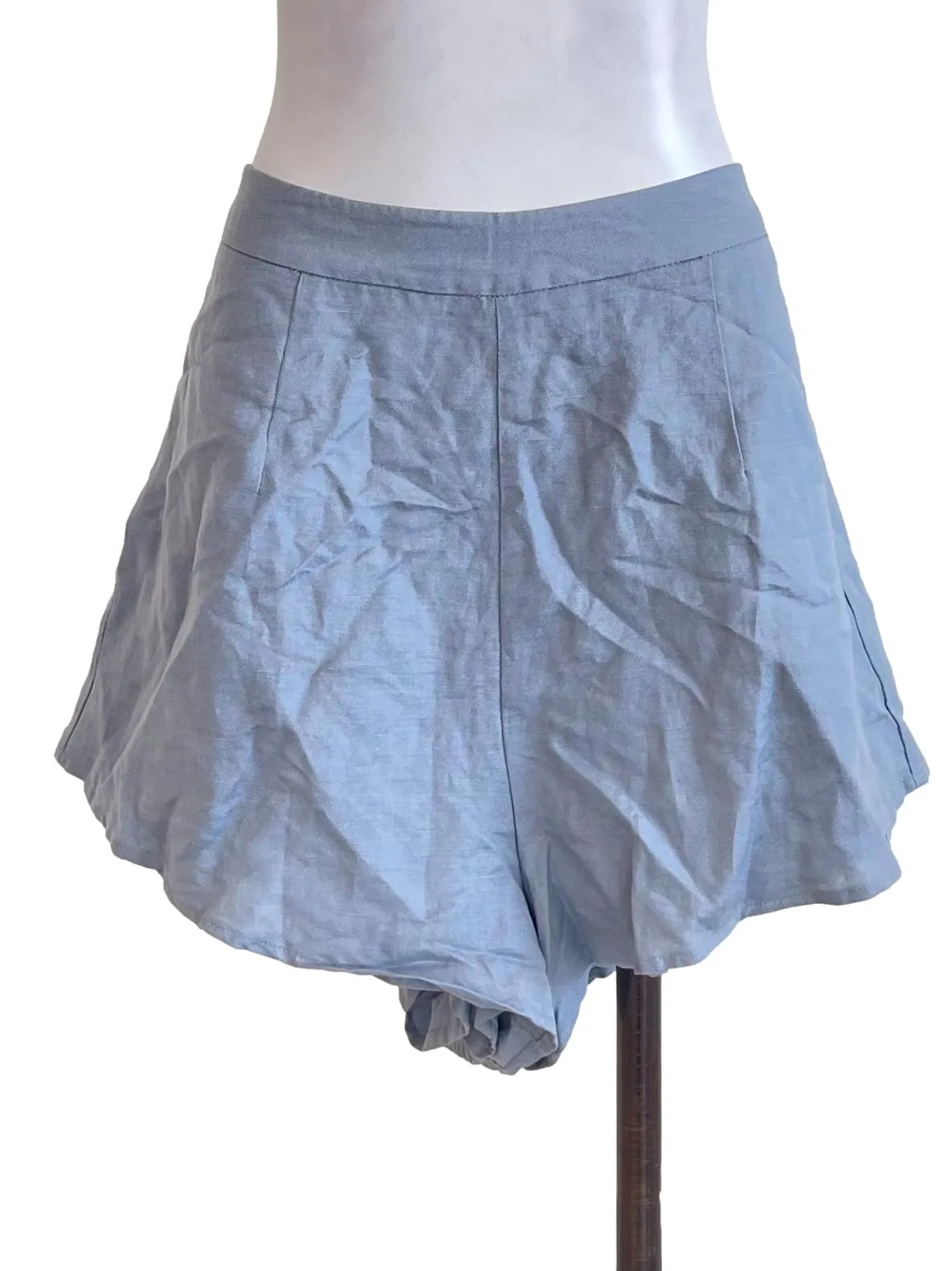 Stone Blue Basic Shorts