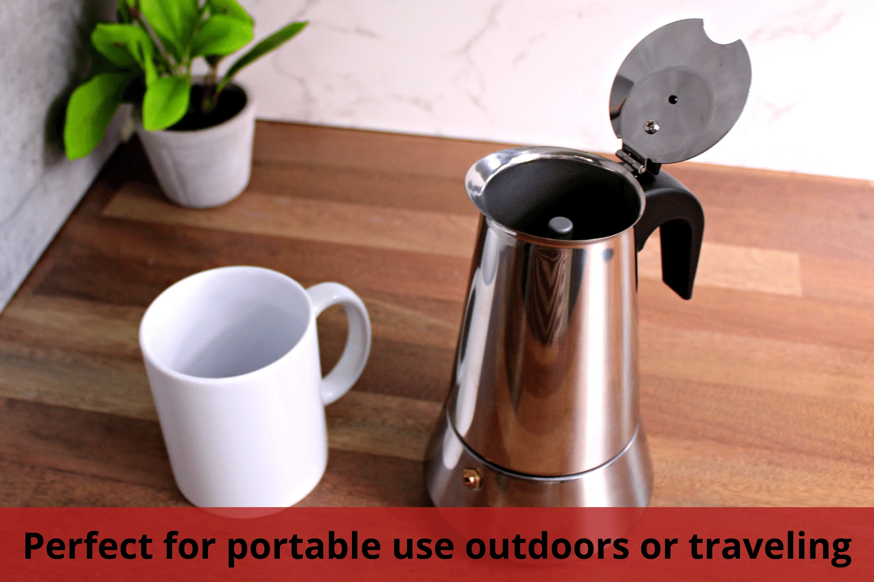 Stove-top stainless steel espresso maker