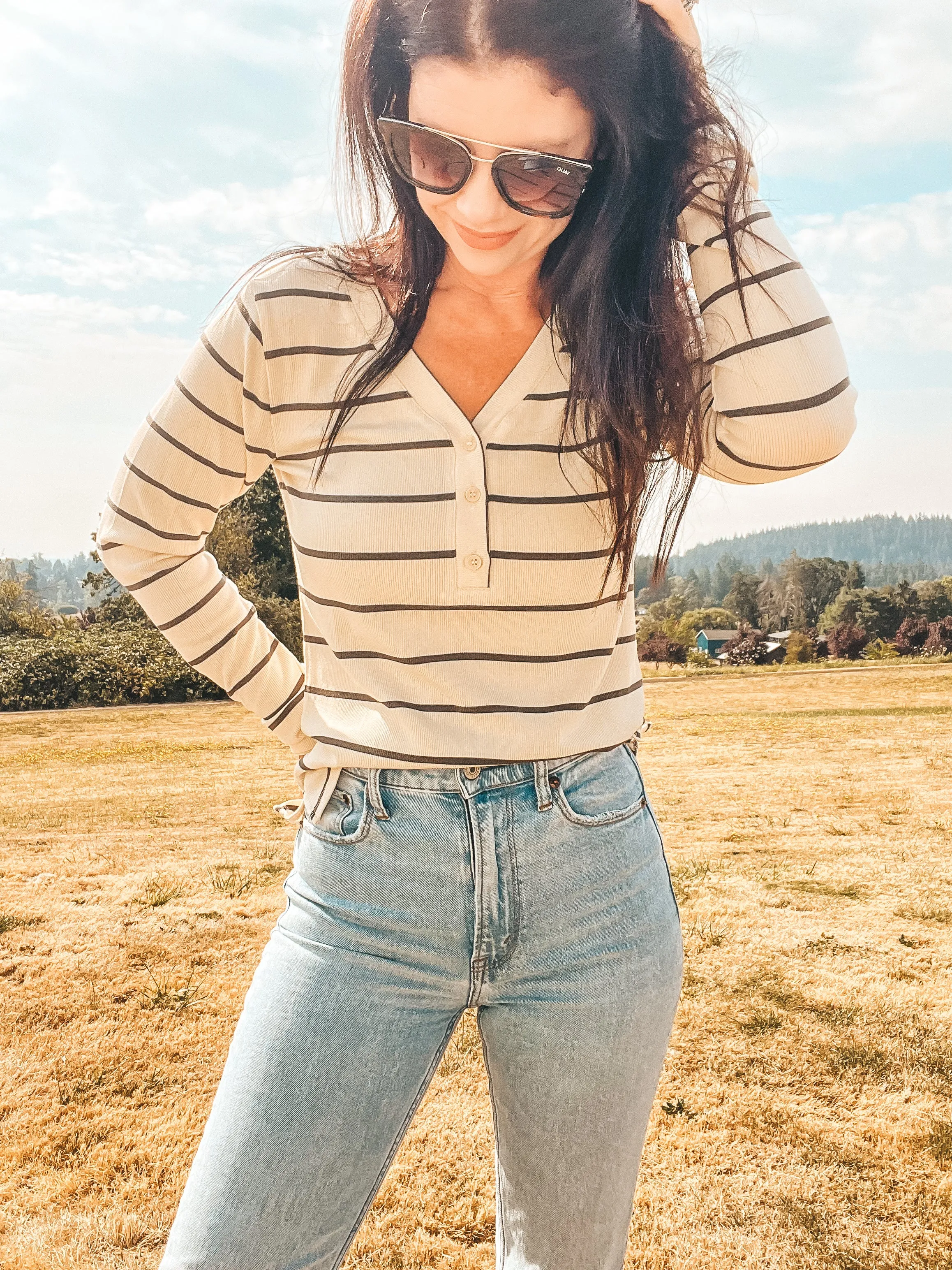 Striped Frankie Top