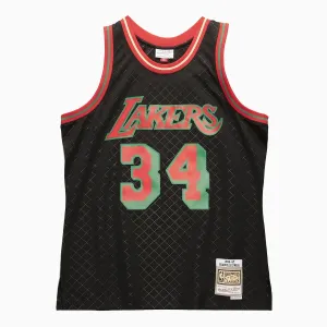 Swingman Shaquille O'Neal Los Angeles Lakers Neapolitan NBA 1996-97 Jersey