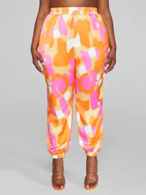 Sydney Watercolor Print Jogger Pants
