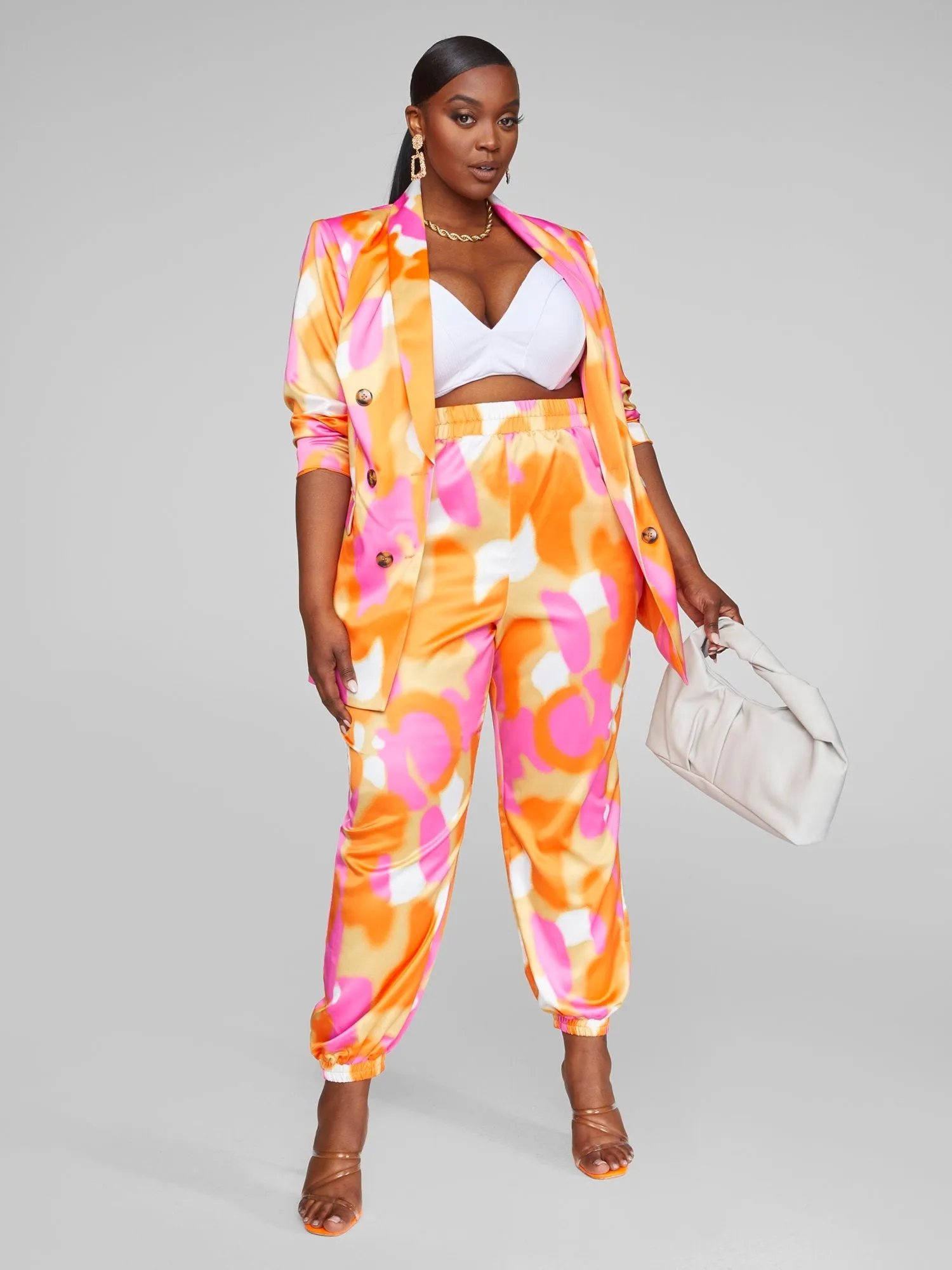 Sydney Watercolor Print Jogger Pants