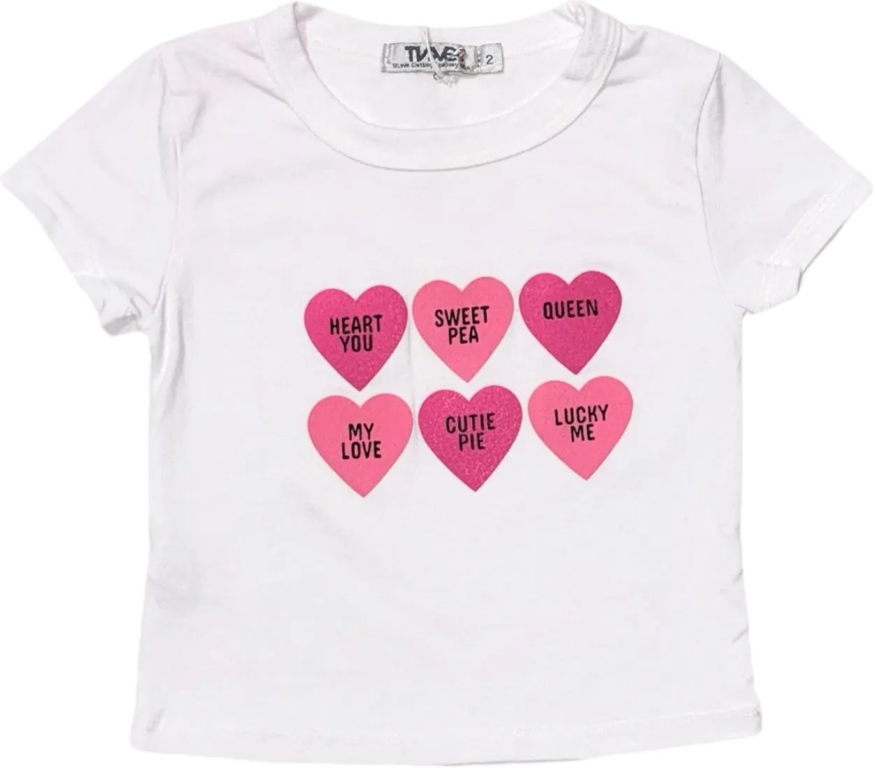 T2LOVE- Coversation Heart Shirt