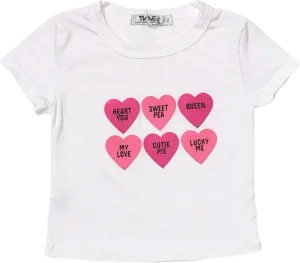 T2LOVE- Coversation Heart Shirt