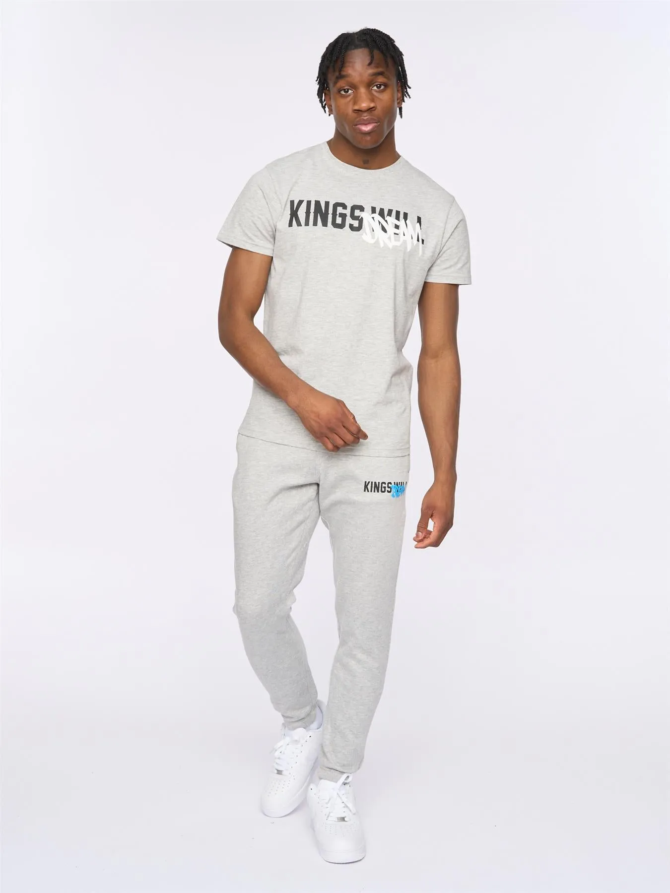 Tagged Joggers Grey Marl