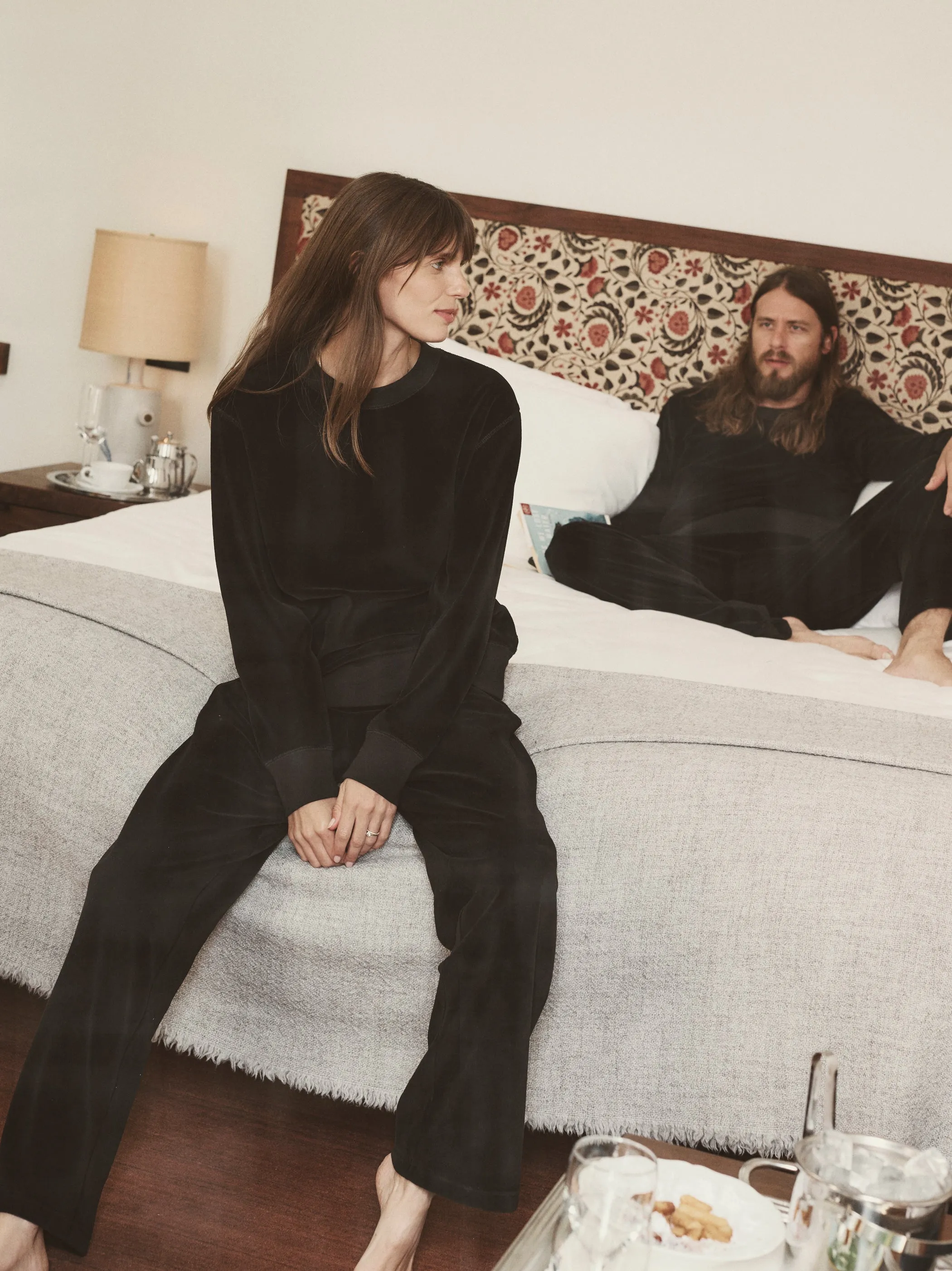 The Anytime Unisex Trackpants in Velour