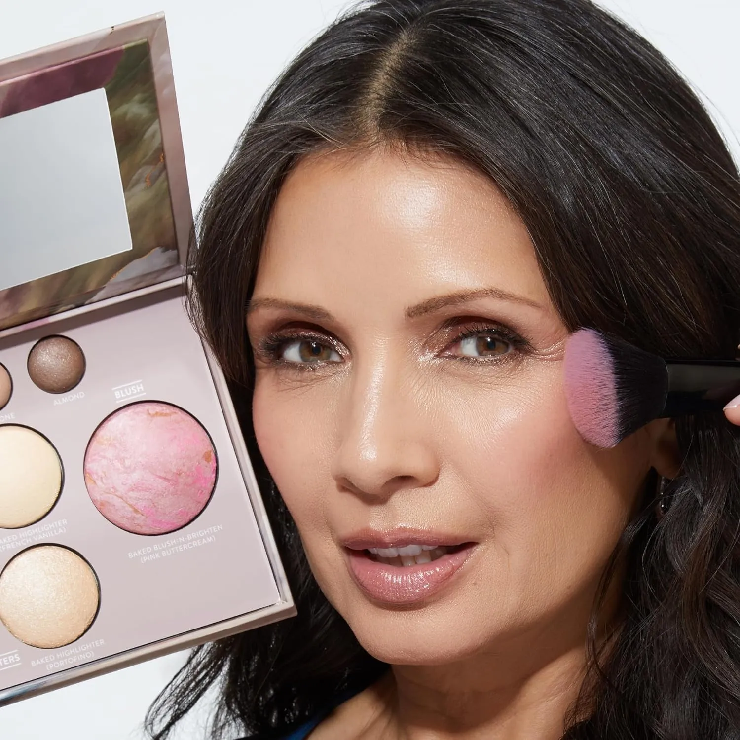 the Best of the Best Baked Palette - Full Size - Includes Bronzer, Blush, 2 Highlighters and 3 Eyeshadows - Travel-Friendly