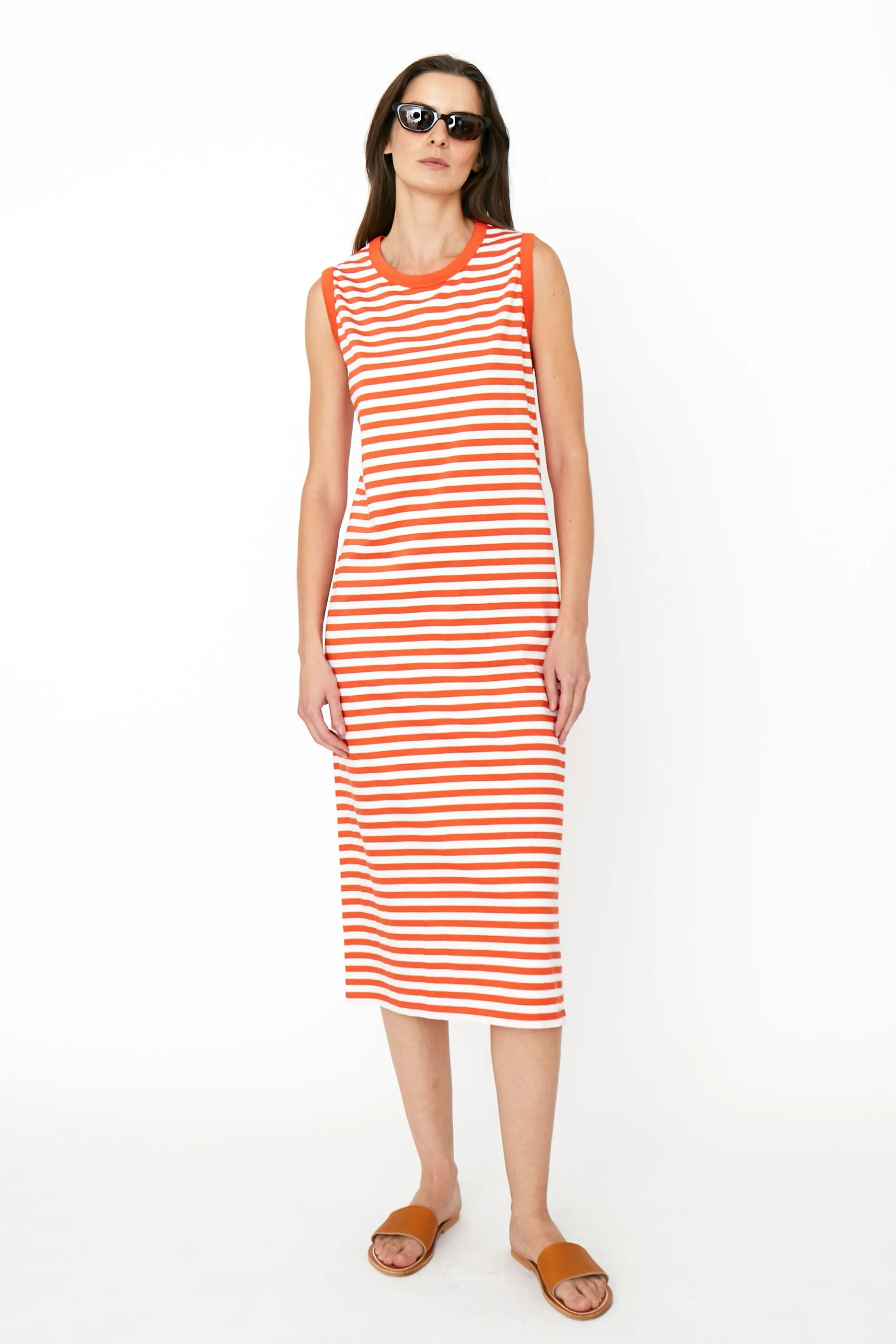 The Tank Dress - Poppy/Cream