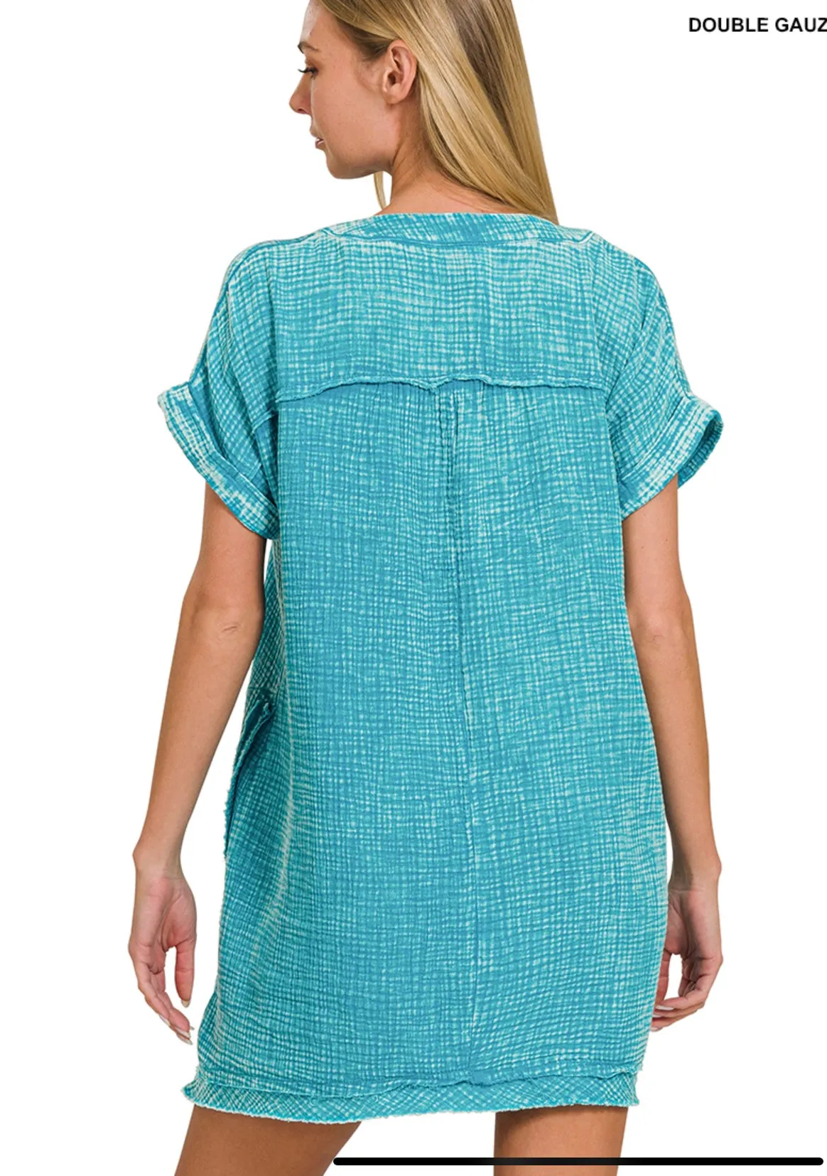 The Washed Gauze Dress