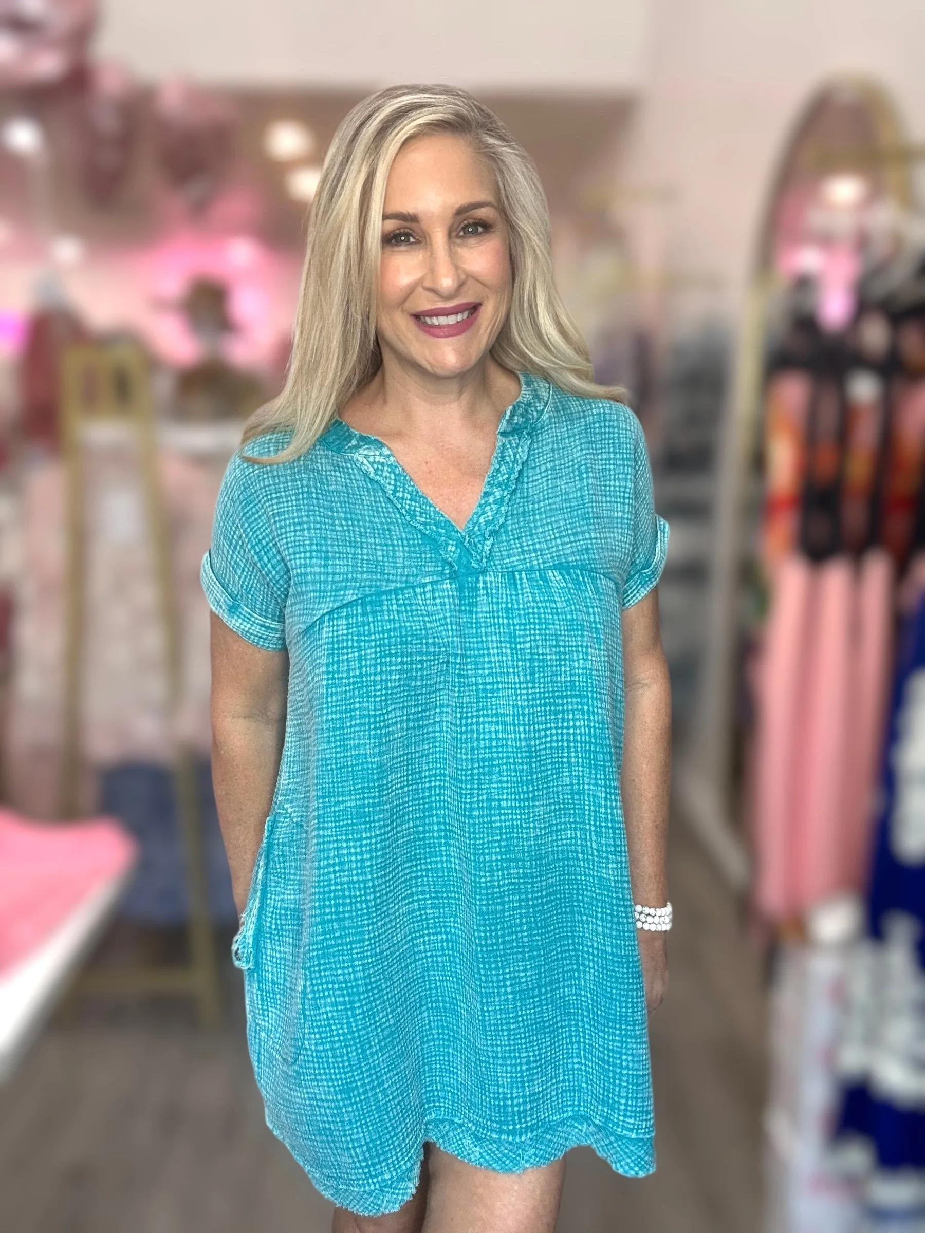 The Washed Gauze Dress