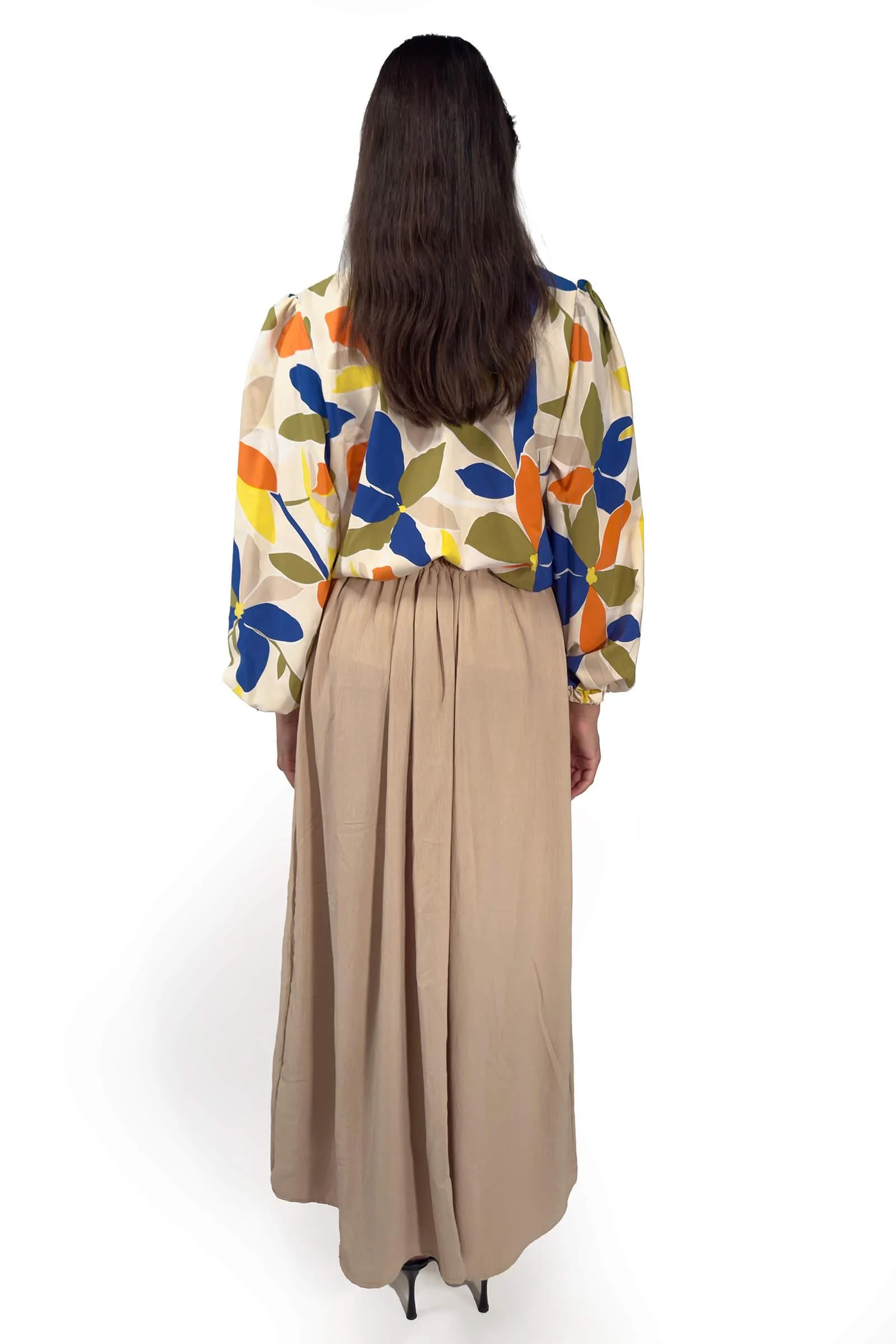 Timeless Beige Maxi Skirt