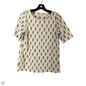 Top Short Sleeve By Soft Surroundings In White, Size: M