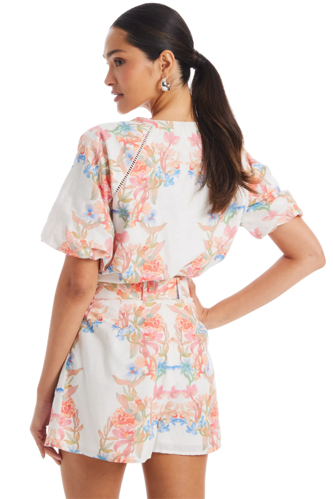 Tracy Shorts in Floral Arches by ALLISON New York