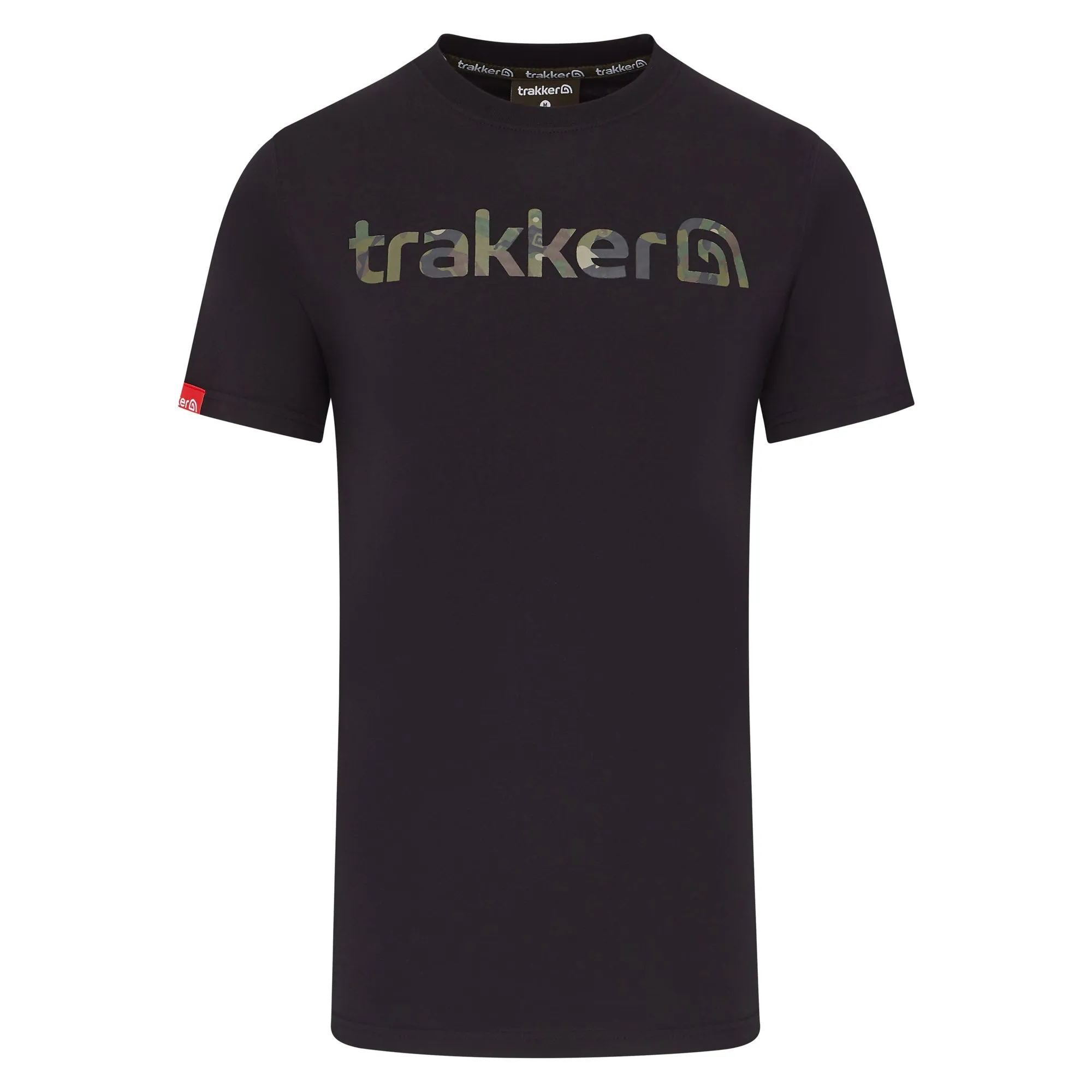 TRAKKER CR Logo T-Shirt Black Camo