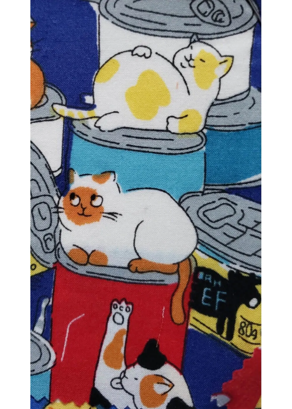 Tulip B Can Can Cats 50's Swing Dress Blue