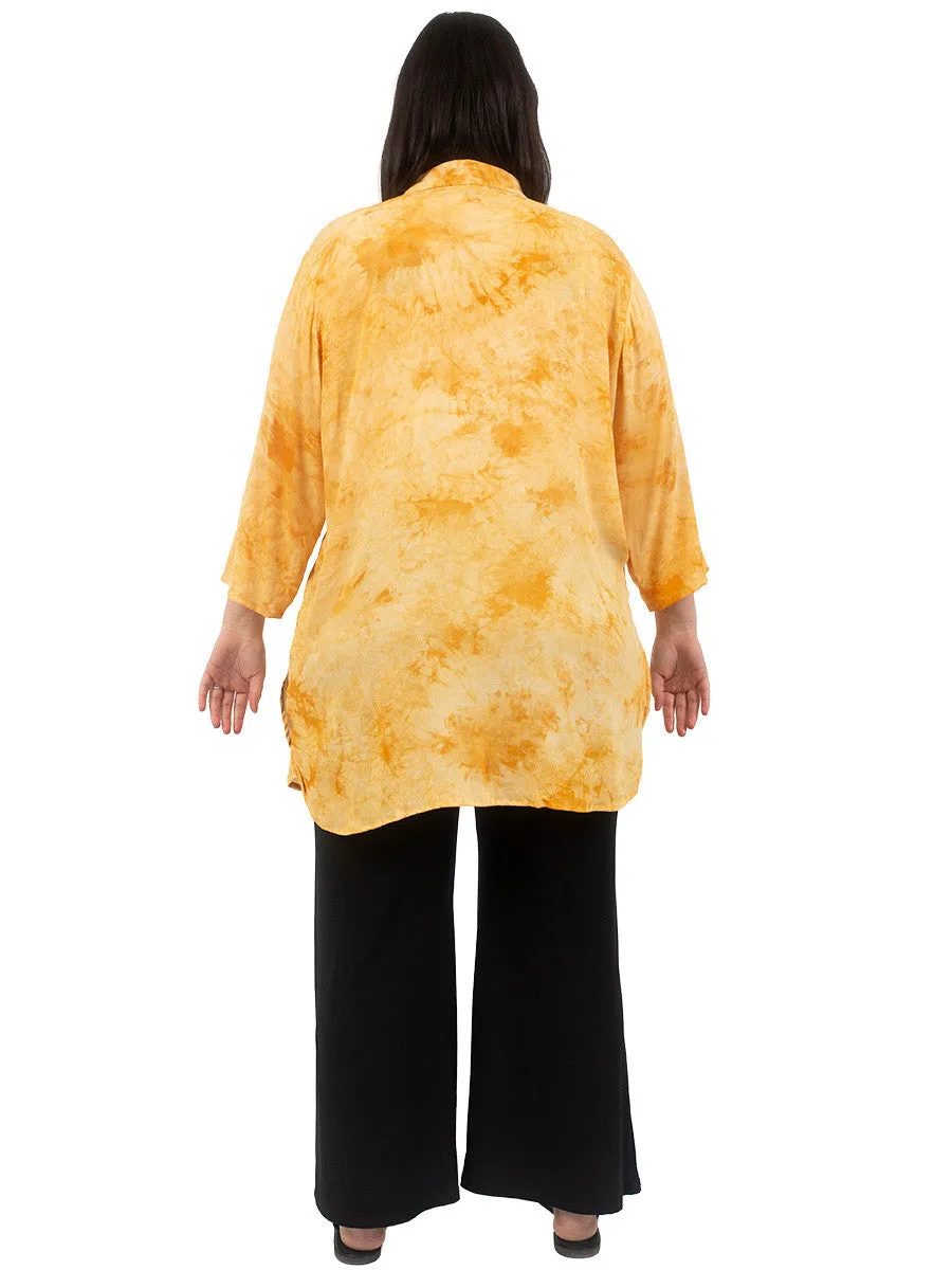 Turtle Dove Blouse - Gold Print**