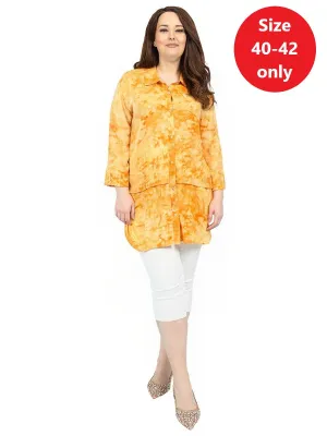 Turtle Dove Blouse - Gold Print**