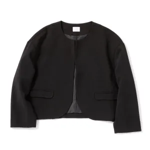 uncinq | アンサンク　Crepe Crewneck Jacket