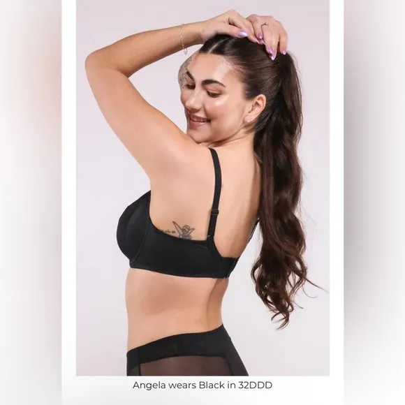 Understance NEW Salma FlexWire Full Coverage Lace Bra - Black 38DD