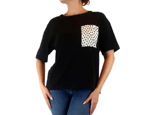 Uniqlo x Scandanavian Pattern Collection black top with cute pocket size S