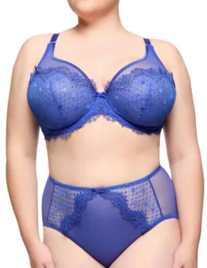 Vedette Full Figure Plunge Bra - Capri -