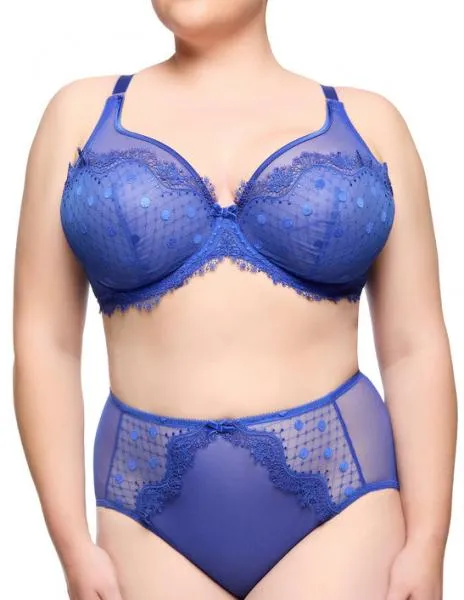 Vedette Full Figure Plunge Bra - Capri -