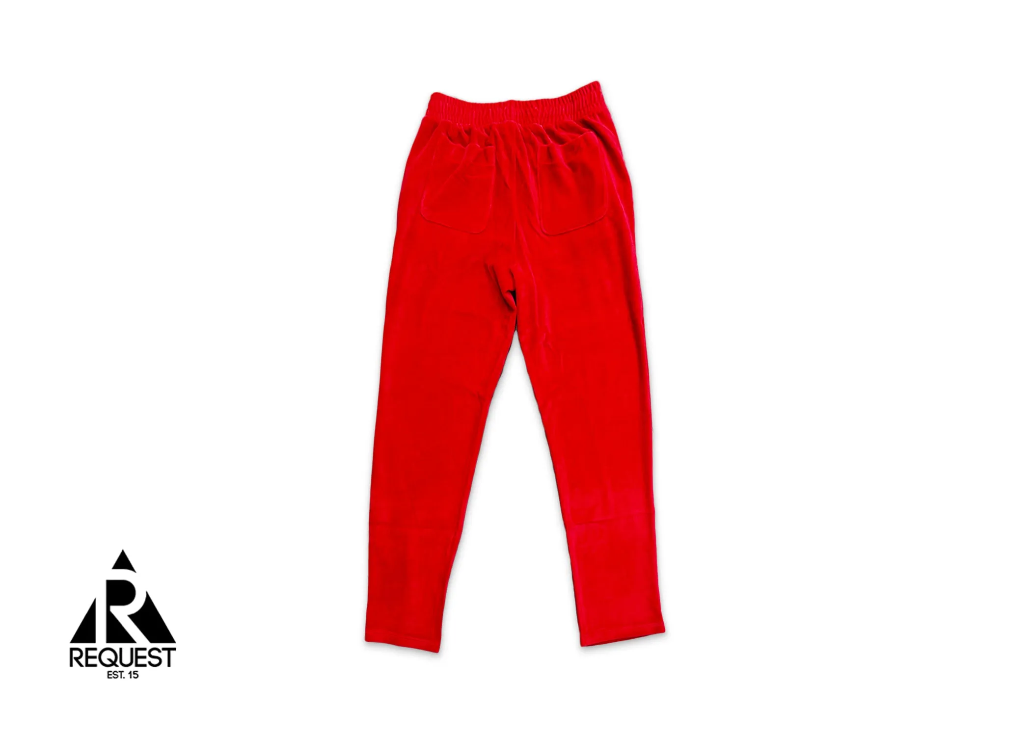 Velour Easy Pants "Red"