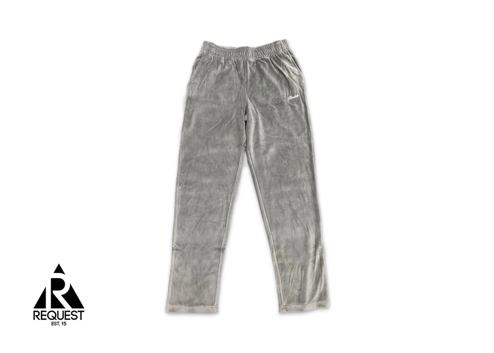 Velour Easy Pants "Slate"