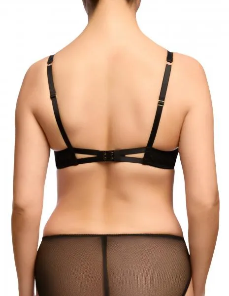 Victresse Balconette Bra - Chartreuse/Black -