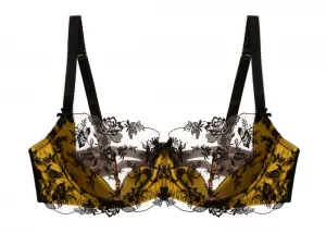 Victresse Balconette Bra - Chartreuse/Black -