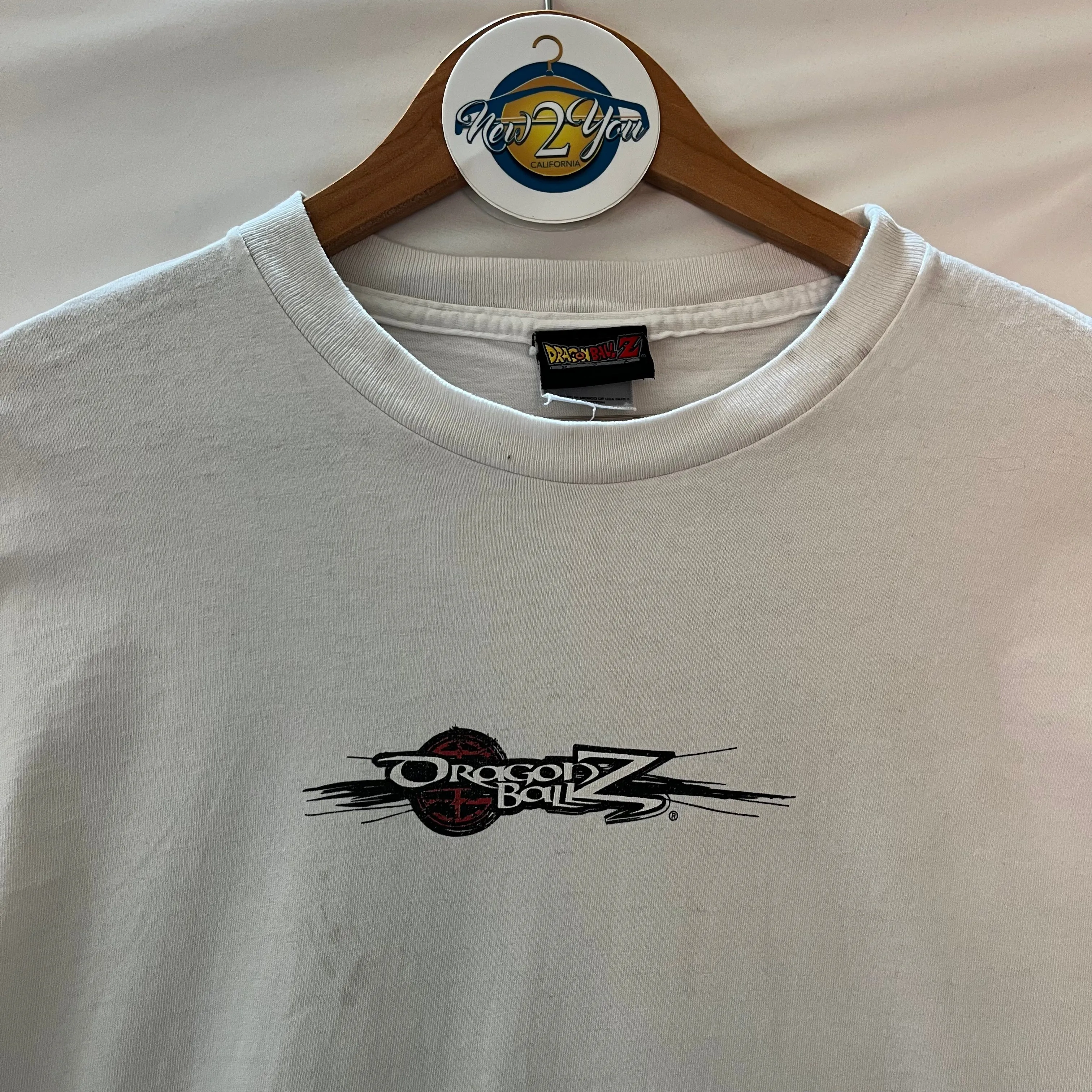 Vintage Y2K 2001 White DBZ Tee