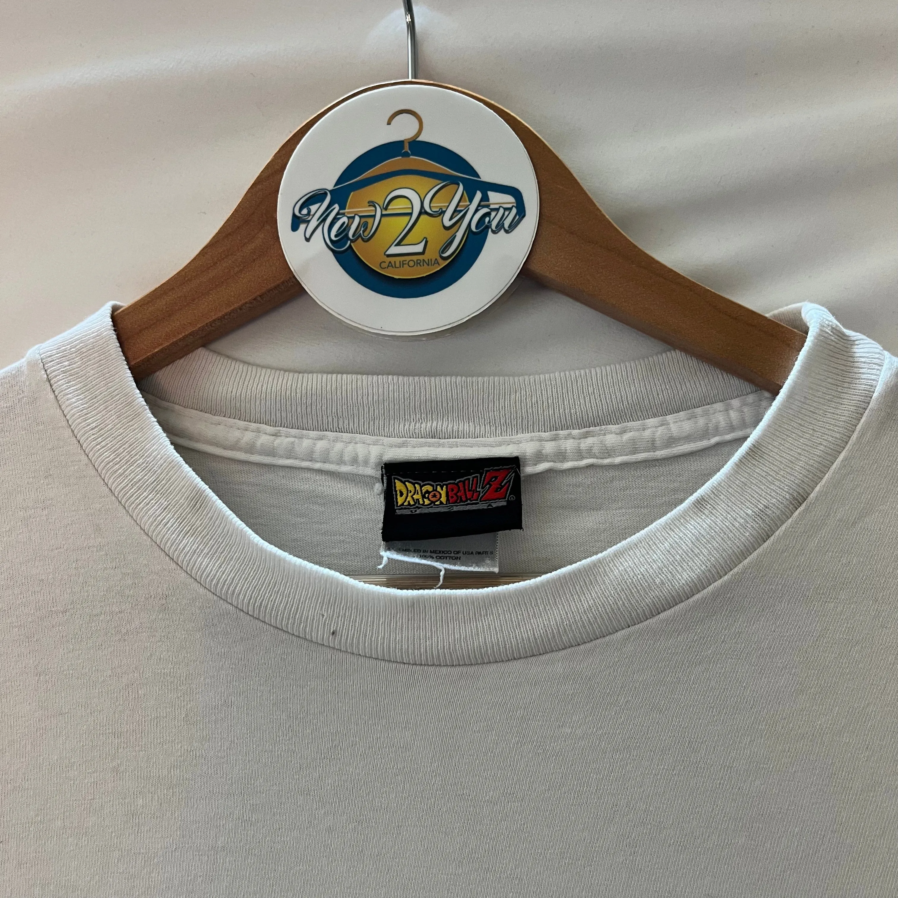 Vintage Y2K 2001 White DBZ Tee