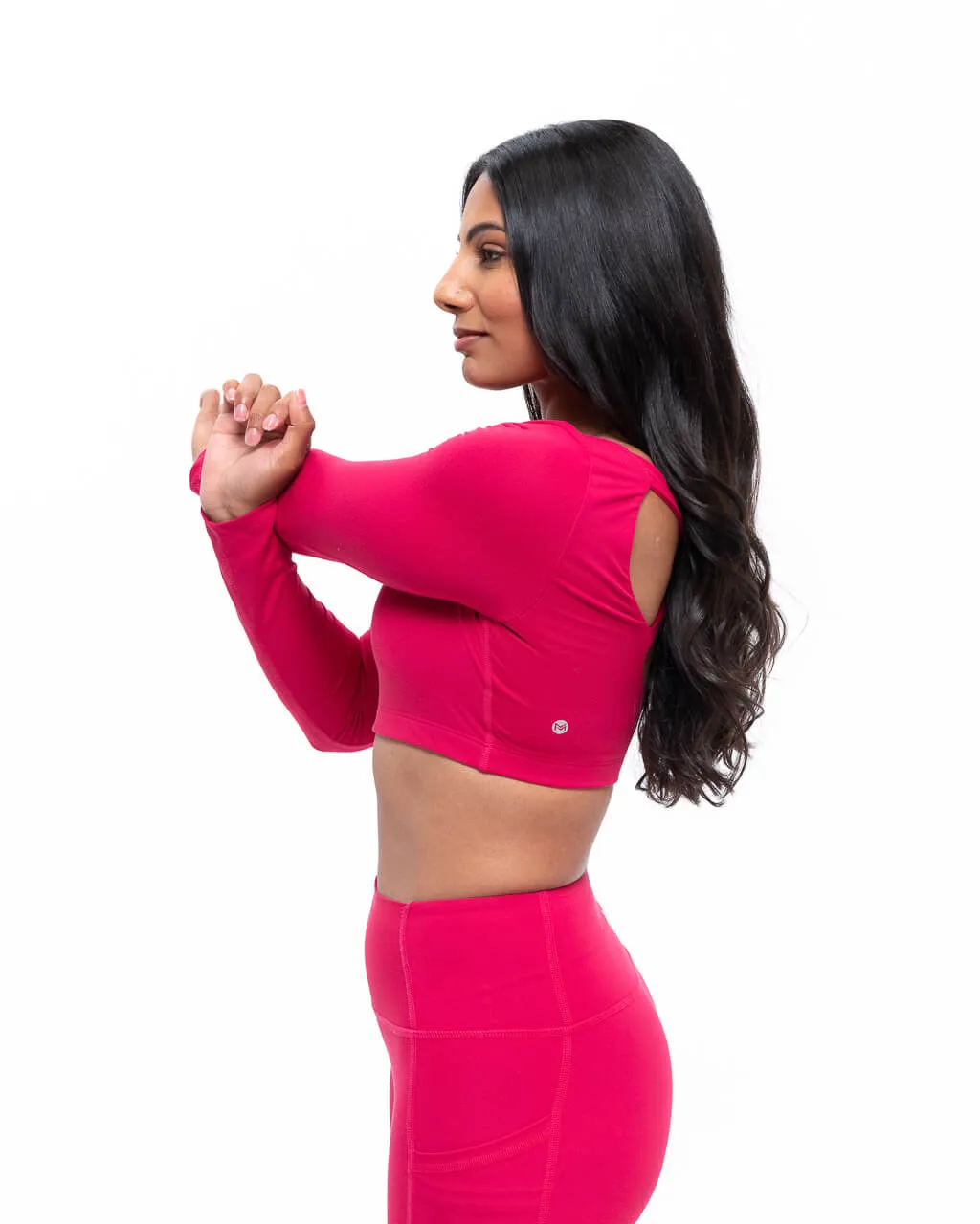 Vital Long Sleeve Bra | Cranberry