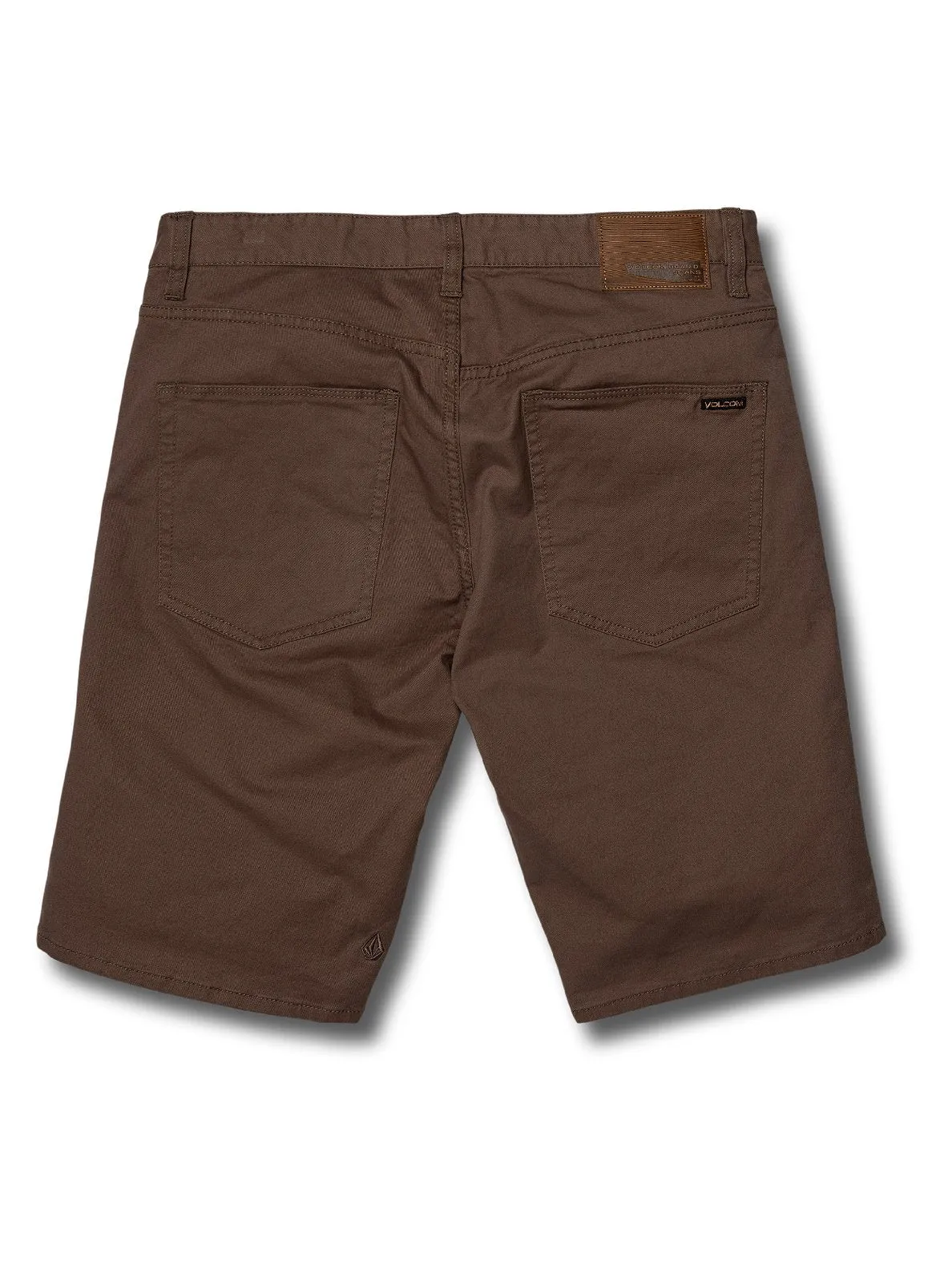 VOLCOM SOLVER LITE 5 POCKET SHORT MUSHROOM