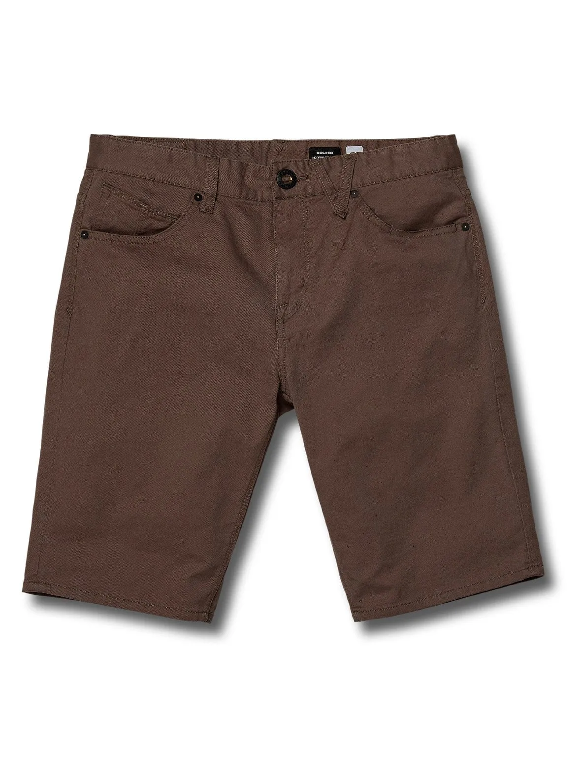 VOLCOM SOLVER LITE 5 POCKET SHORT MUSHROOM