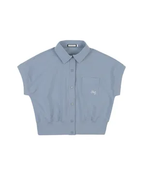 [Warehouse Sale] Haley Women's Over Shoulder Shirts Vest Jumpers - Blue