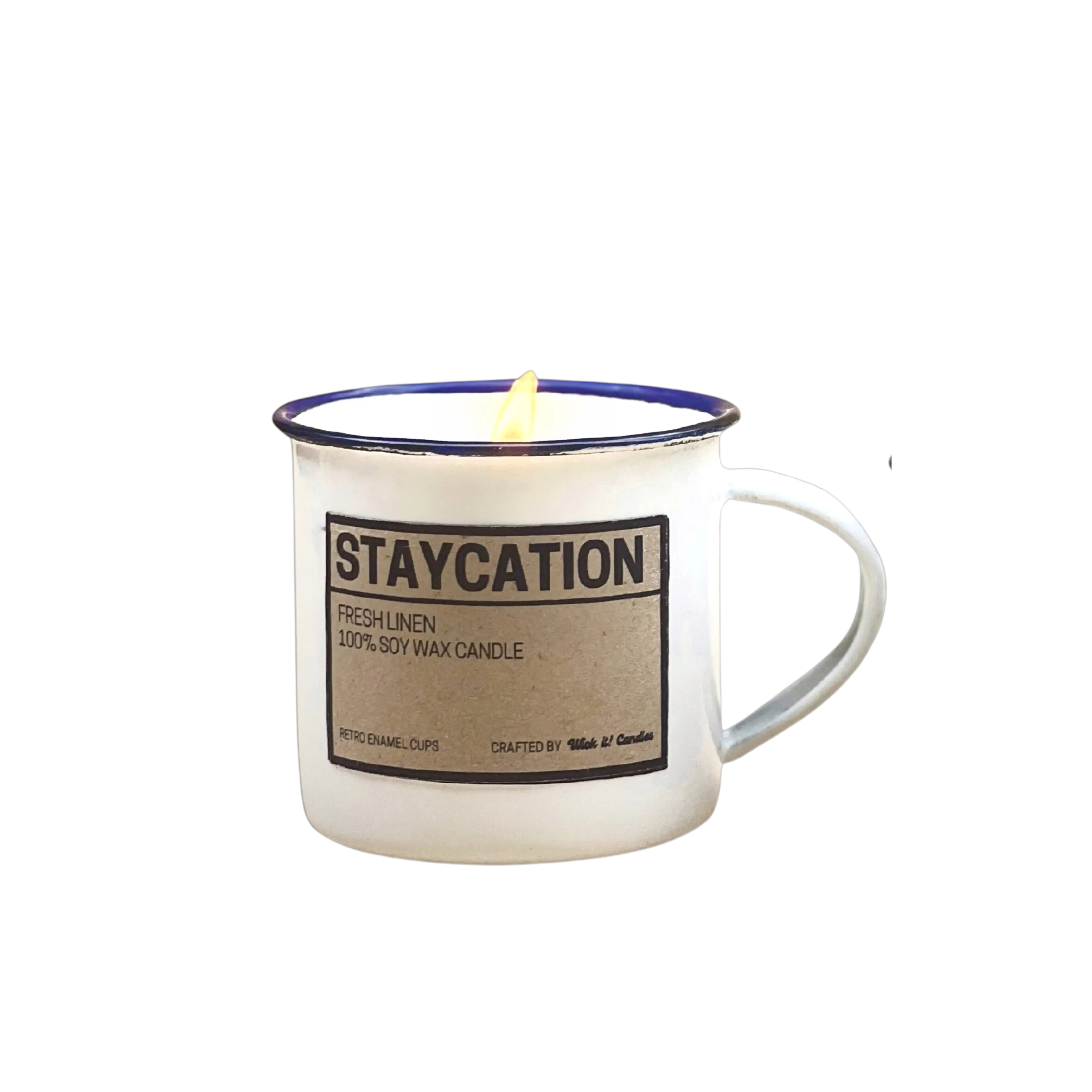 Wick It! Candles Staycation (Fresh Linen) Scented Candle