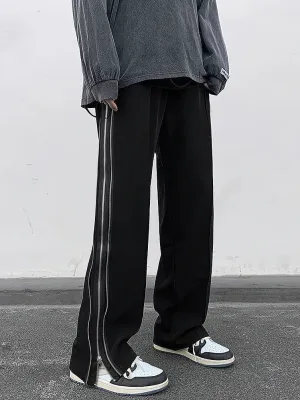 Wide-leg trousers with side splits, Claud style
