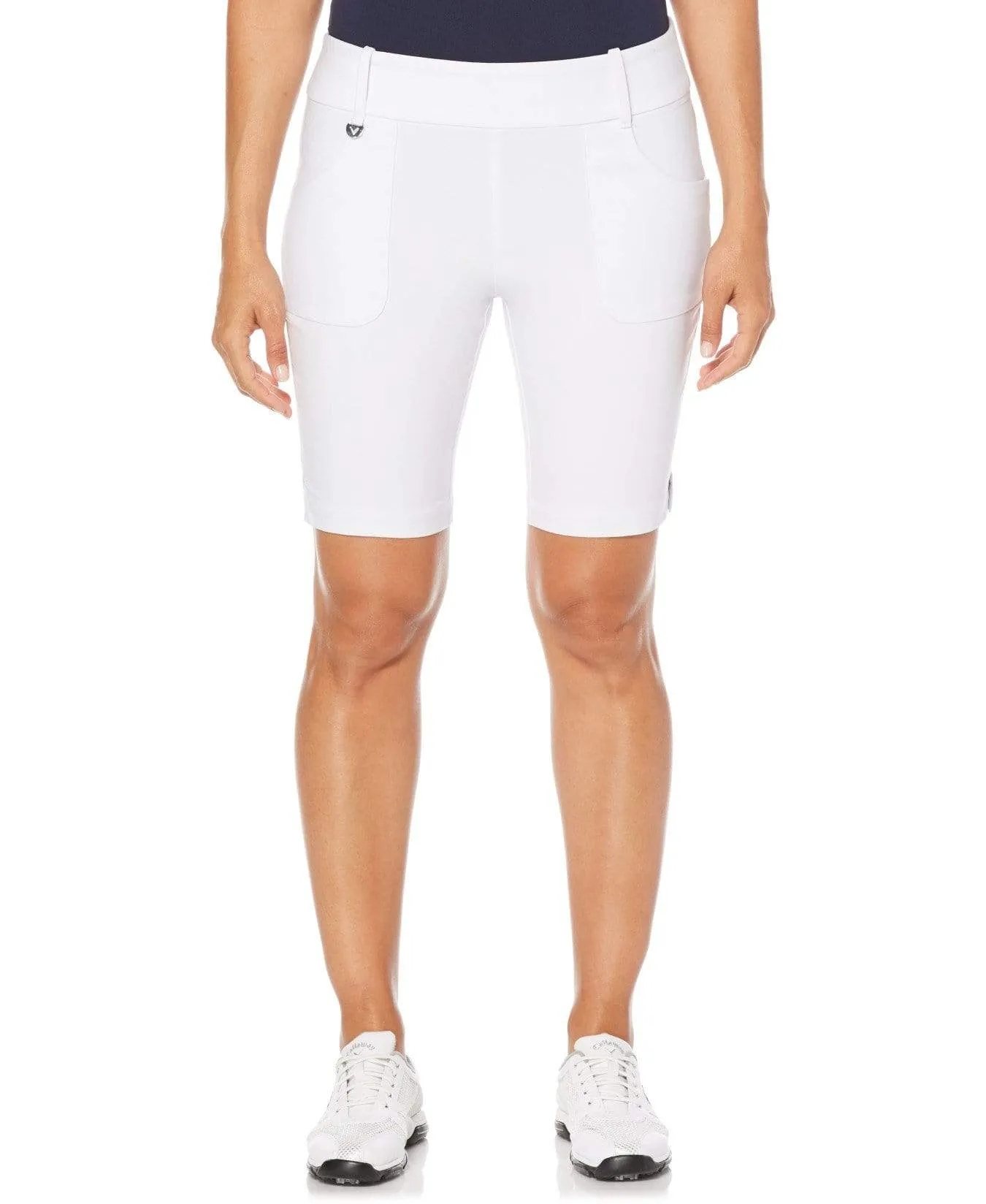 Womens 19" Tech Stretch Solid Short with Active Waistband